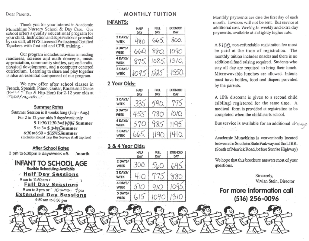 Academic Monthly Tuition